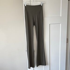 Lululemon groove flare pants - army green